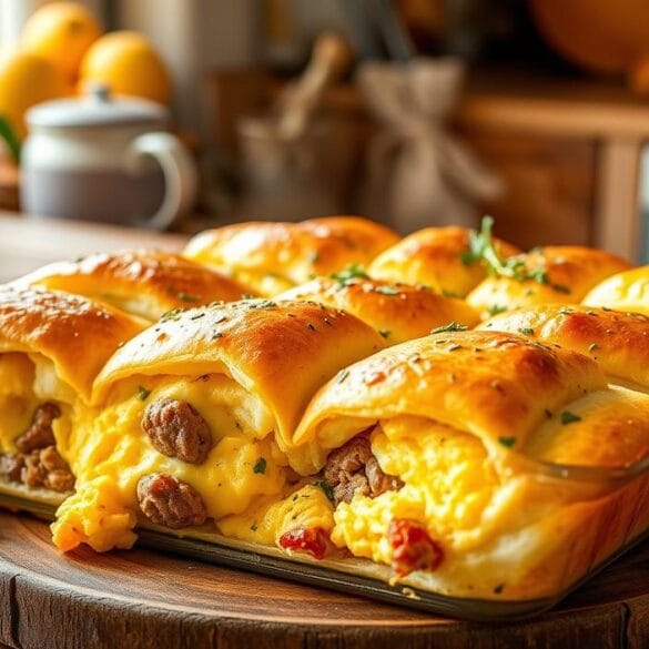 crescent roll breakfast casserole