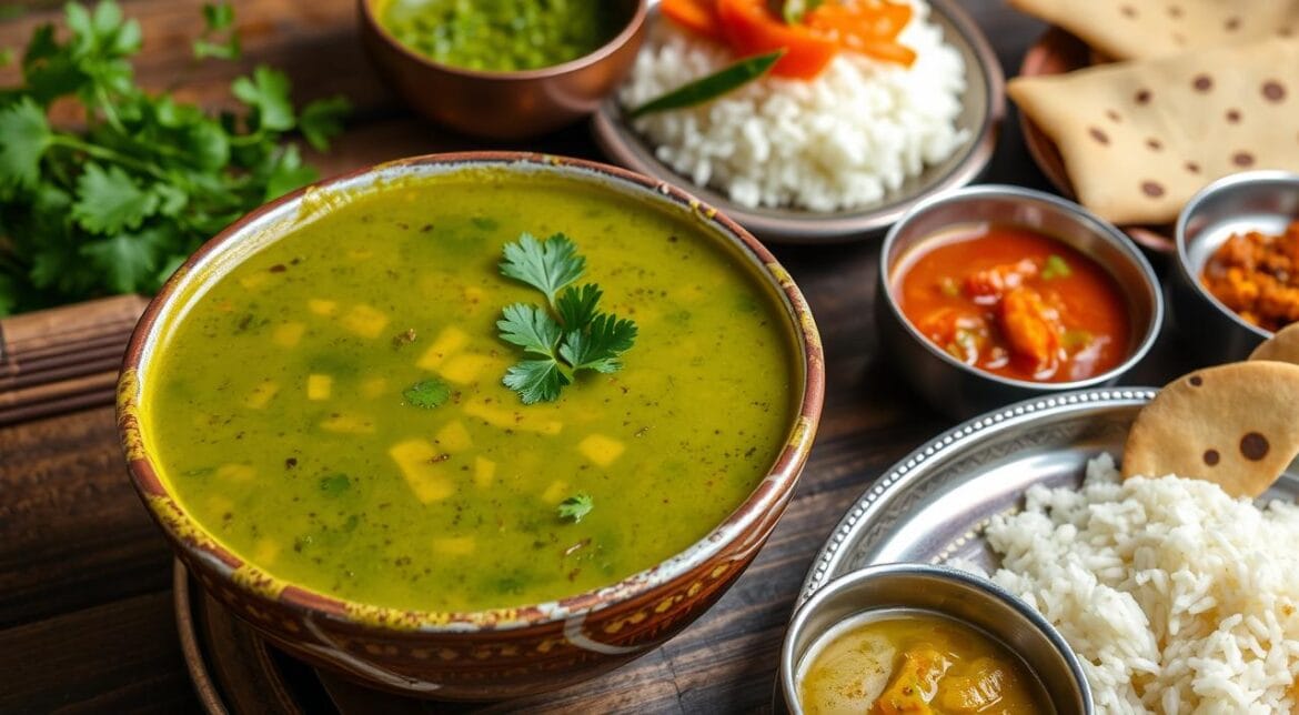 Fresh Green Sundakkai Sambar