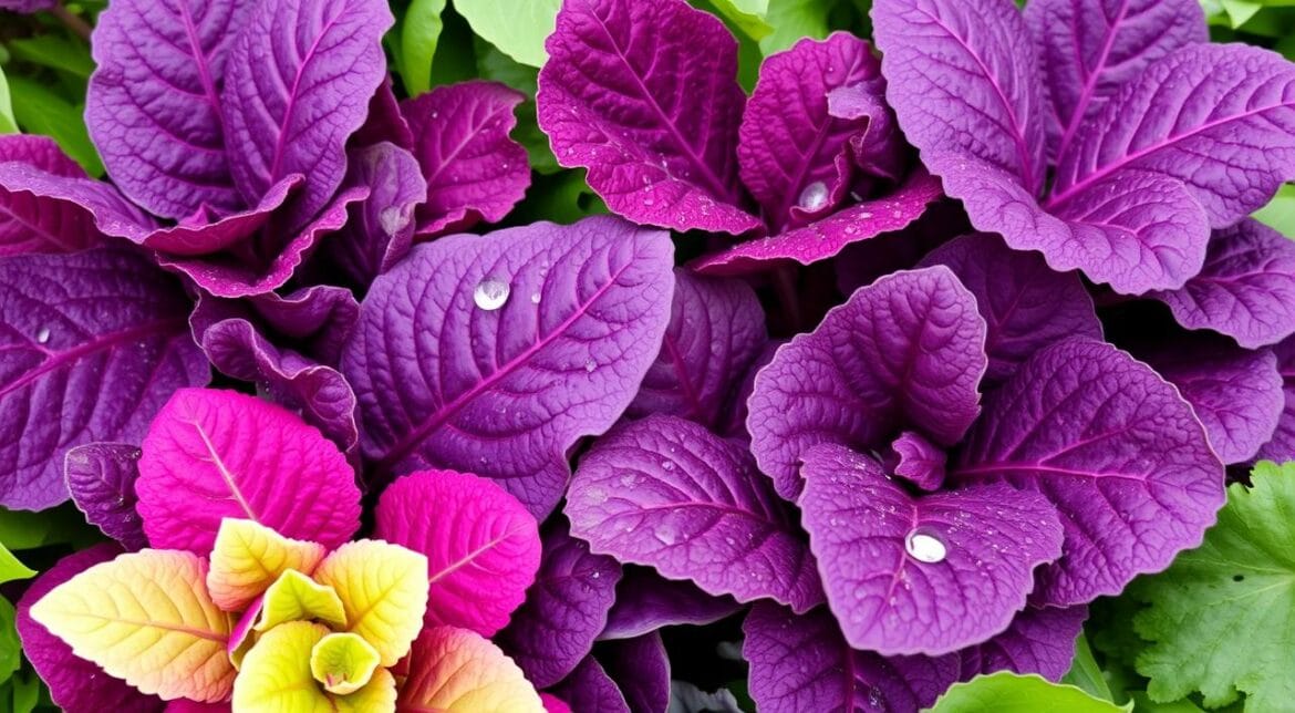 Purple Leaf Vegetables