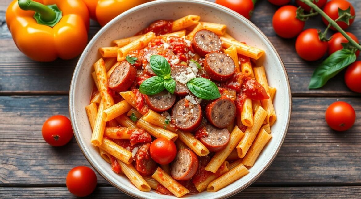 Smoked Sausage Pasta