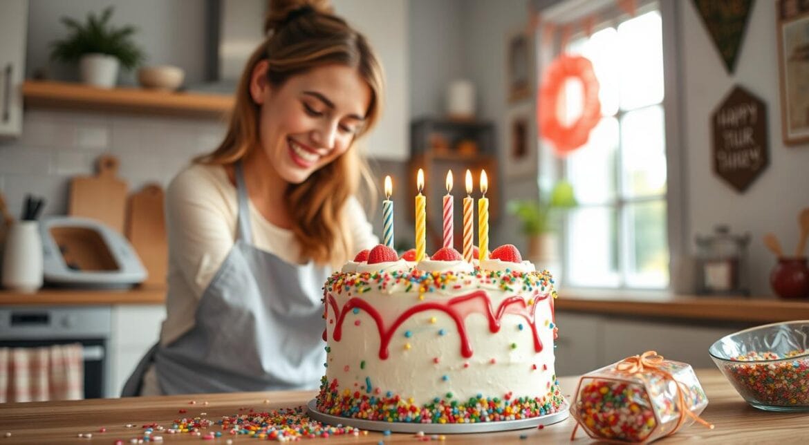 How Elizabeth, a Single Mom, Made Her Own Birthday Cake