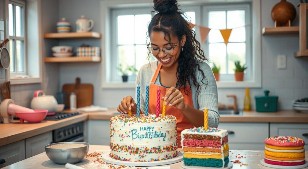 Single Mom Tips for Baking Your Own Birthday Cake