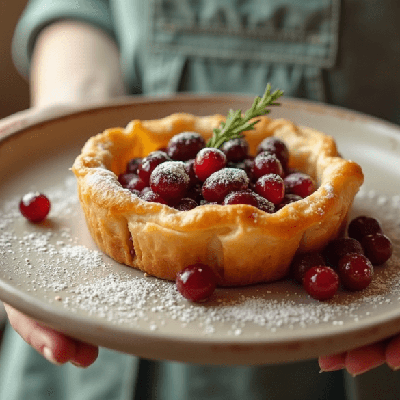 Cranberry Recipes for Thanksgiving Cups with Phyllo Dough & Goat Cheese – Easy & Delicious!